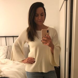 Ann Taylor Bell Sleeve Sweater